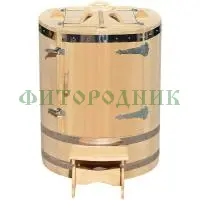 кедровая бочка круглая «профессиональная гигант» со скосом