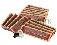 комплект инфракрасных излучателей для сауны «steamlux» home-7