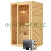 паровая сауна одноместная «comfort» с парогенератором «steamlux»