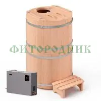 кедровая бочка «бондарная premium» с парогенератором