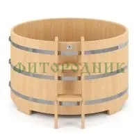 круглая купель «premium» из кедра диаметр 1700 мм высота 1150 мм