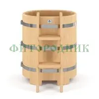 овальная купель «premium» из кедра длина 1000 мм ширина 780 мм высота 1150 мм