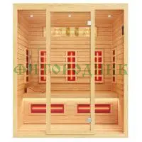 трехместная инфракрасная сауна «comfort» с керамическими излучателями
