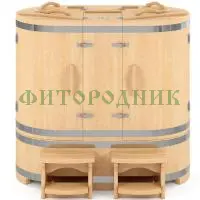 кедровая бочка двухместная «классическая»