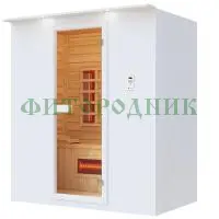 трехместная инфракрасная сауна «interio» с керамическими излучателями