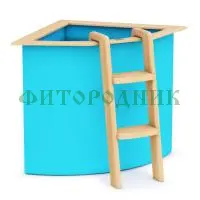 угловая купель «comfort» из полипропилена длина 1100 мм ширина 1100 мм высота 1000 мм