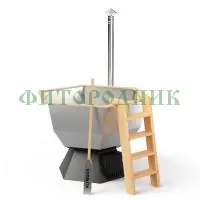 банный чан «original siberia» с печью 1850 мм