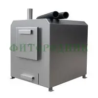 внешняя квадратная дровяная печь «steamlux» premium для бассейна и купели 65 квт