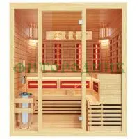 комбинированная сауна четырехместная «comfort»