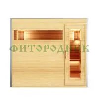 уличная модульная четырехместная сауна «comfort» с электрической печью
