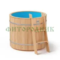 круглая купель «original» с пластиковой вставкой диаметр 1000 мм высота 900 мм