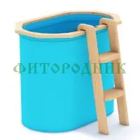 овальная купель «comfort» из полипропилена длина 1400 мм ширина 780 мм высота 1000 мм