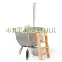 банный чан «comfort siberia» с печью 1850 мм