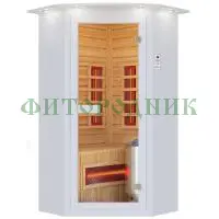 комбинированная сауна одноместная угловая «interio»
