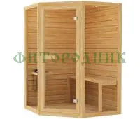 финская сауна двухместная угловая «original» с электрической печью
