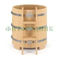 круглая купель «premium» из кедра диаметр 1200 мм высота 1150 мм