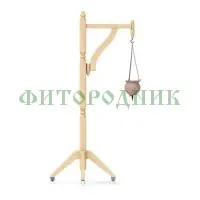 стойка с чашей для широдхары анжили из кедра