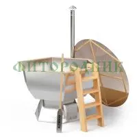 банный чан «comfort siberia» с печью 2150 мм