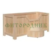 японская баня офуро опилочная и галечная