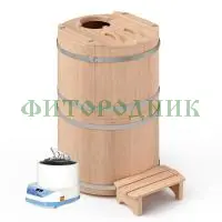 кедровая бочка «бондарная» с парогенератором