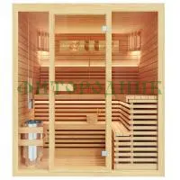 финская сауна четырехместная «comfort» с электрической печью