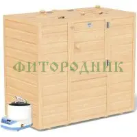 мини-сауна двухместная «sauna by siberia» с парогенератором «urfine»