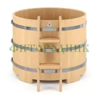 круглая купель «premium» из кедра диаметр 1500 мм высота 1150 мм