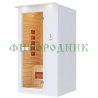 одноместная инфракрасная сауна «interio» с керамическими излучателями
