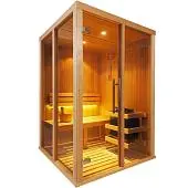 финские сауны «glassy» с электрокаменкой