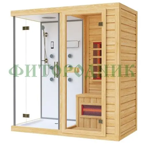 одноместная инфракрасная сауна «comfort» с душевой кабиной одноместная инфракрасная сауна «comfort» с душевой кабиной