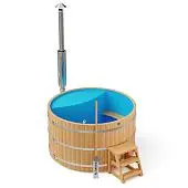 японские бани фурако с интегрированной печью