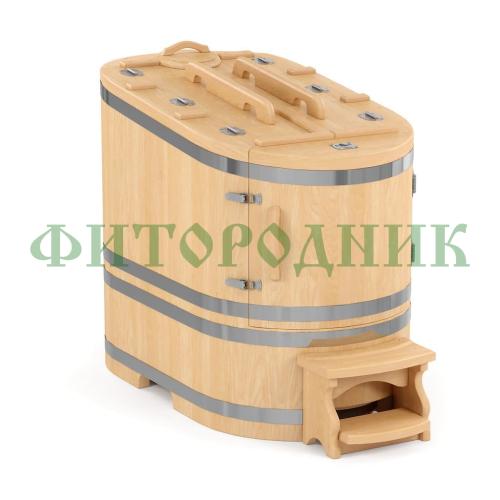 кедровая бочка полулежачая «классическая»
