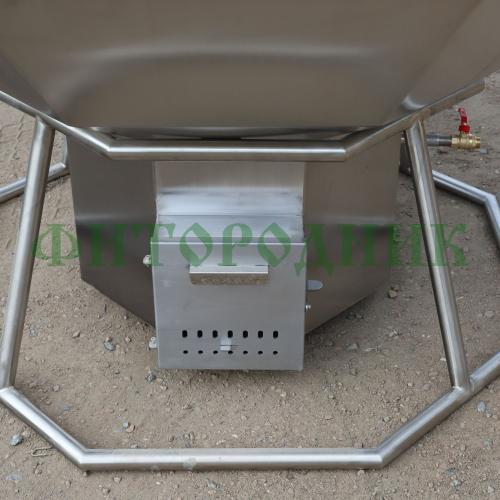 банный чан «premium neo steel» на подставке со встроенной печью 2150 мм