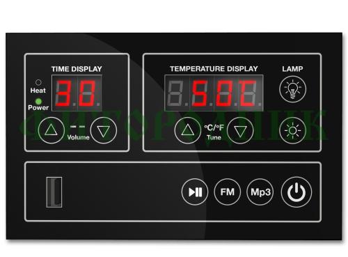 комплект инфракрасных излучателей для сауны «steamlux» pro-1