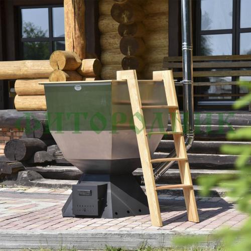 банный чан «original siberia» с печью 1650 мм