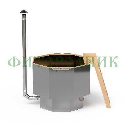 банный чан 8 гр. «сибирский знахарь» 1650 мм высота 1250 мм, глубина чаши 850 мм