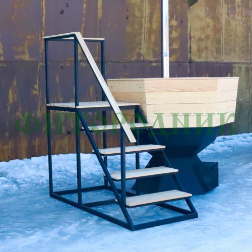 банный чан «original siberia» с печью 2150 мм