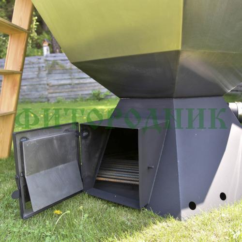 банный чан «original siberia» с печью 1650 мм