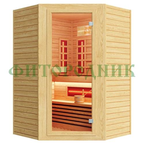 комбинированная сауна двухместная угловая «comfort»