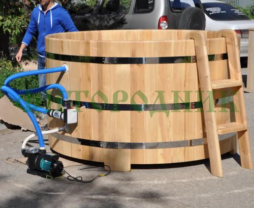 фурако круглая «premium» из кедра с электроподогревом 1700 мм