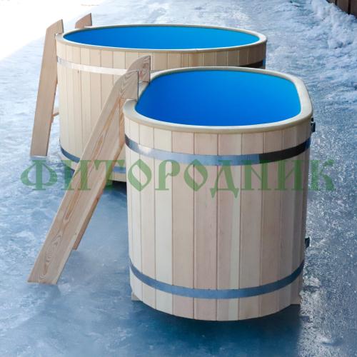 овальная купель «original» с пластиковой вставкой длина 1000 мм ширина 780 мм высота 900 мм