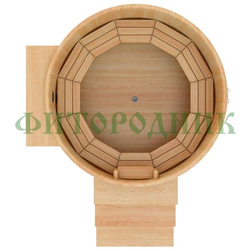 фурако круглая «premium» из кедра с электроподогревом 1700 мм