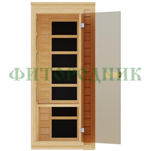 одноместная инфракрасная сауна «comfort» с карбоновыми излучателями