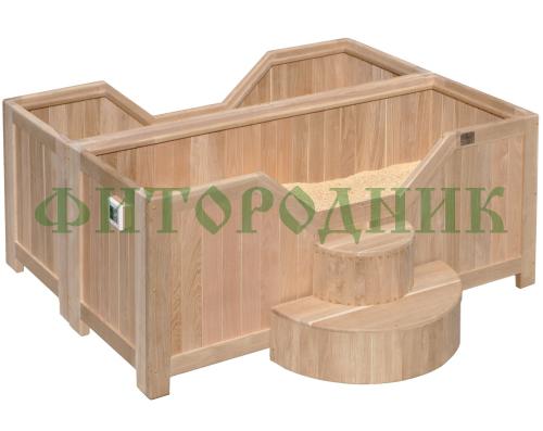 японская баня офуро опилочная и галечная