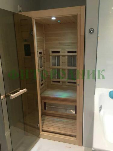 одноместная инфракрасная сауна «comfort» с керамическими излучателями