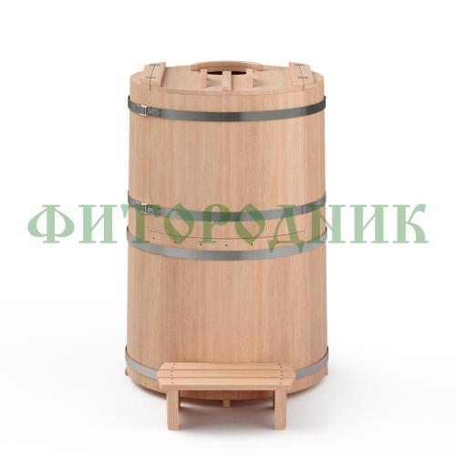 кедровая бочка «бондарная» с парогенератором