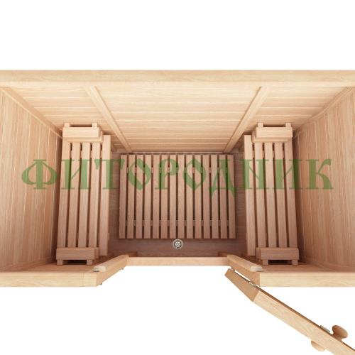 мини-сауна двухместная «sauna by siberia» с парогенератором «urfine»