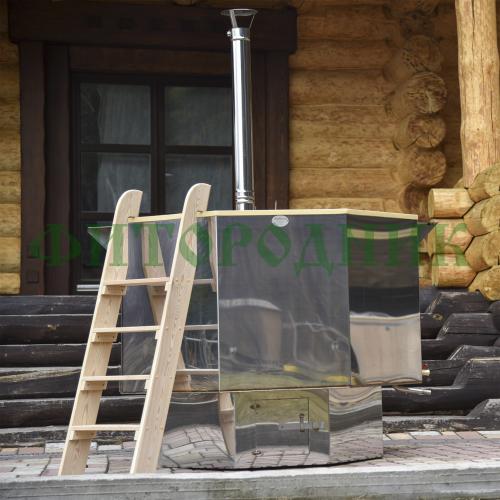 банный чан 8 гр. «сибирский знахарь» 1650 мм высота 1250 мм, глубина чаши 850 мм