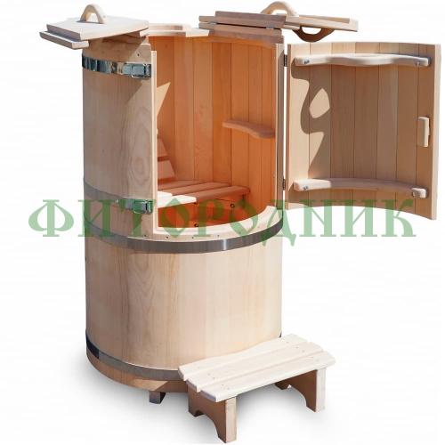кедровая бочка «бондарная» с парогенератором