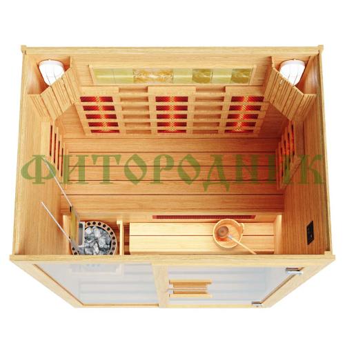 комбинированная сауна двухместная «comfort»